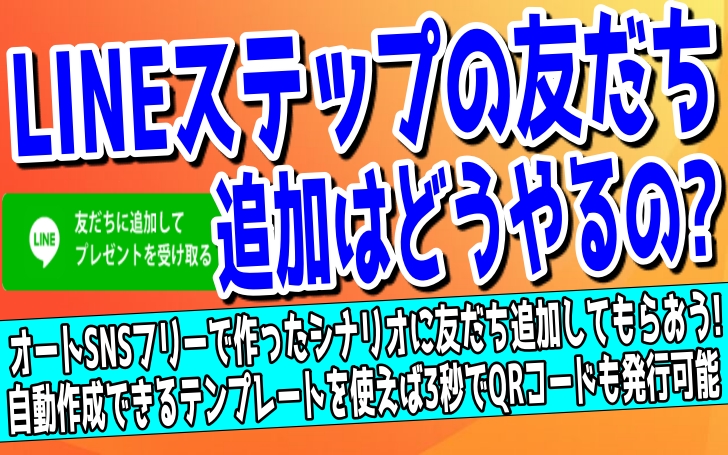 LINEの友達追加ボタンを設置する方法について解説した記事のアイキャッチ画像